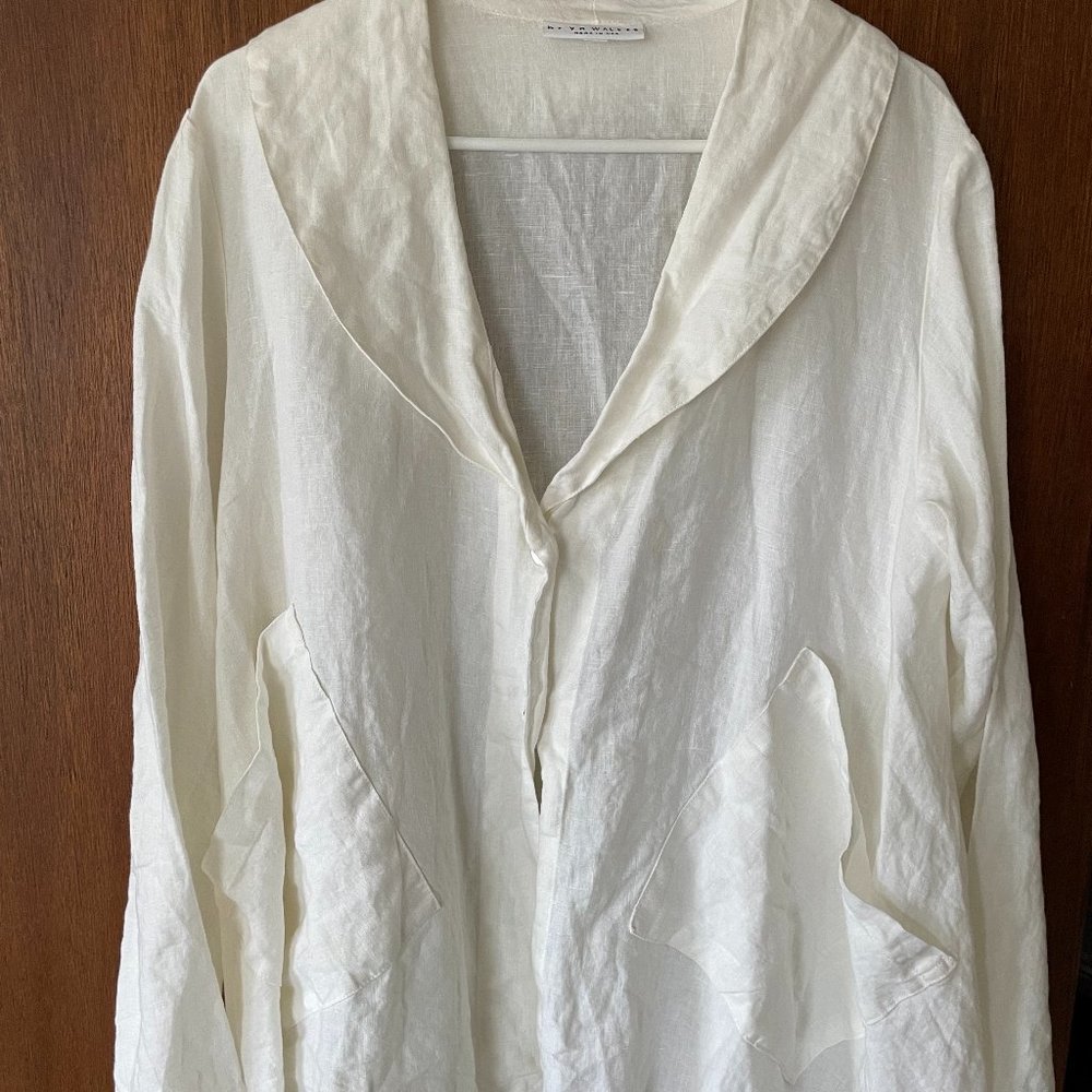 Bryn Walker Light Linen Coat
